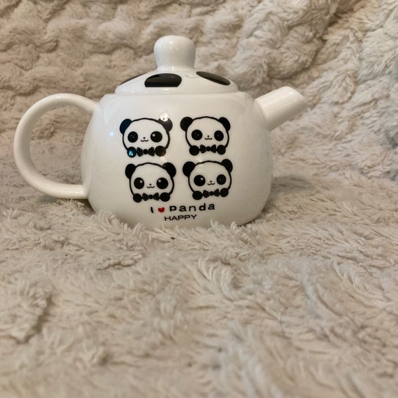 NWOT Happy Tea Time Panda Set - Picture 3 of 16